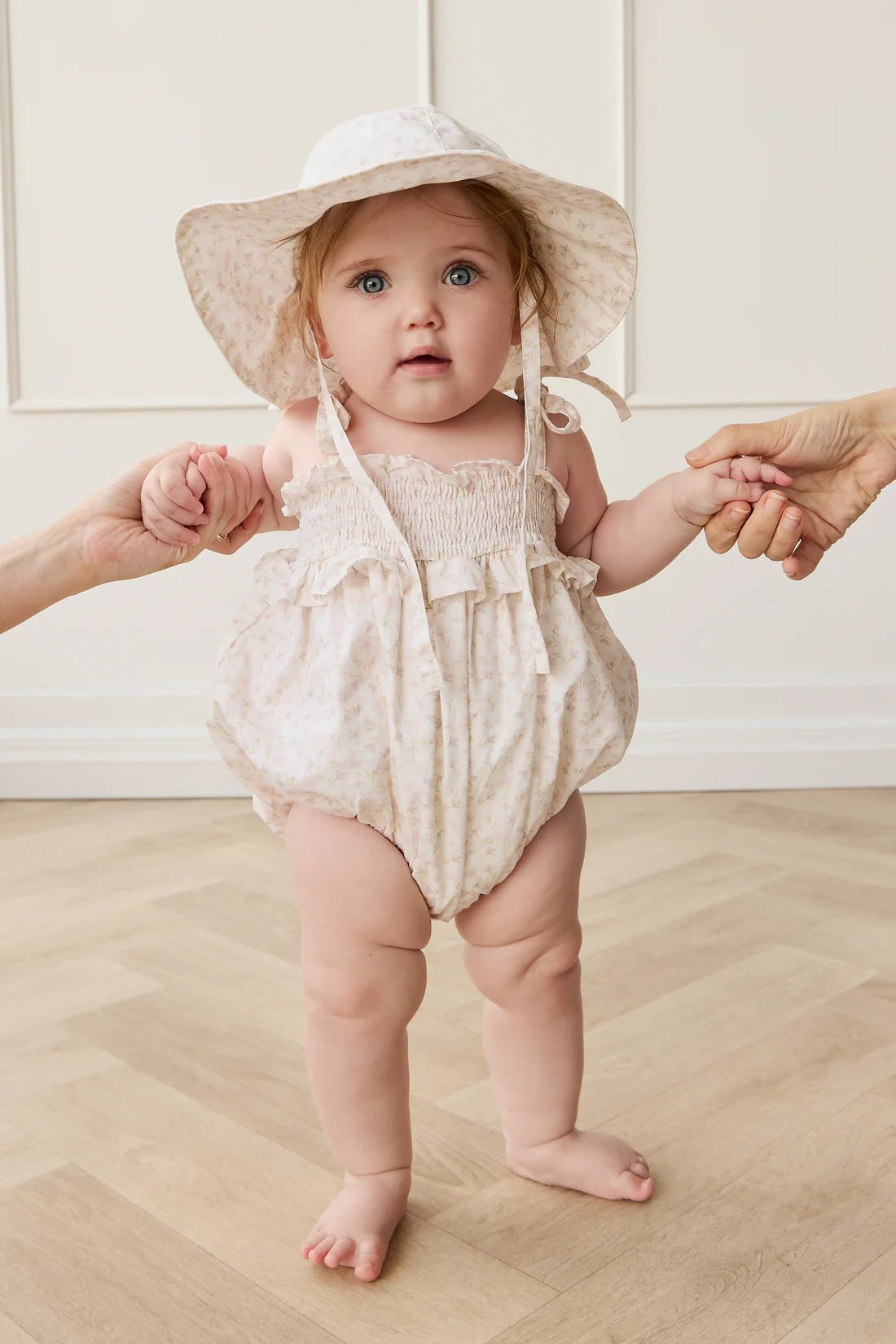 Organic Cotton Cleo Playsuit Aries Mauve - Aster & Ruby