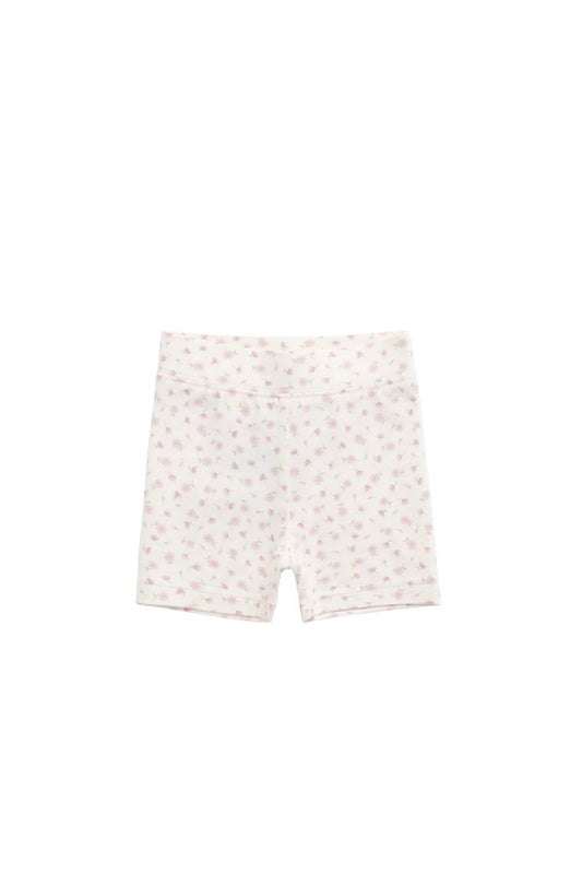 Organic Cotton Everyday Bike Short Victoria Blush - Aster & Ruby