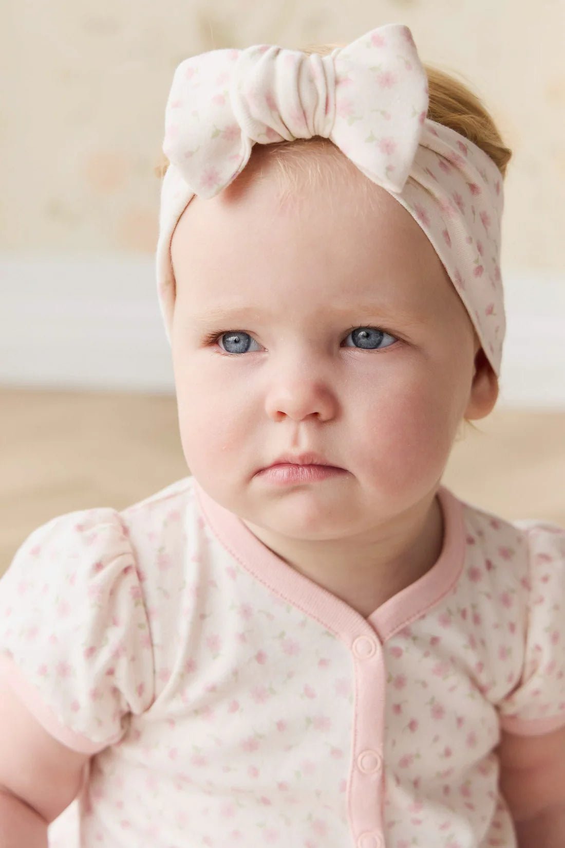 Organic Cotton Headband Victoria Blush - Aster & Ruby