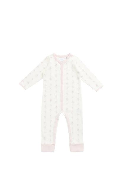 Organic Cotton Jude Onepiece Rose Trail - Aster & Ruby