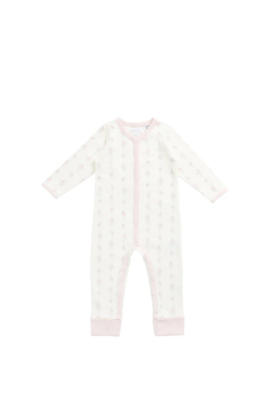Organic Cotton Jude Onepiece Rose Trail - Aster & Ruby