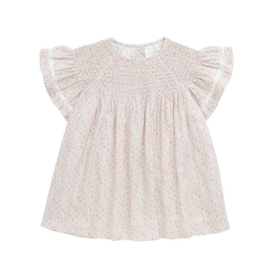 Organic Cotton Malia Dress Claudette Rose - Aster & Ruby
