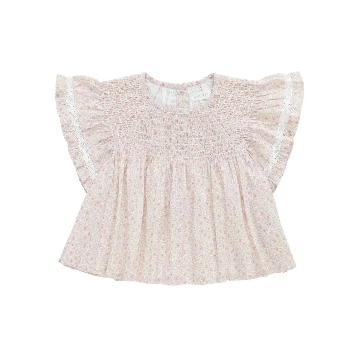Organic Cotton Malia Top Claudette Rose - Aster & Ruby