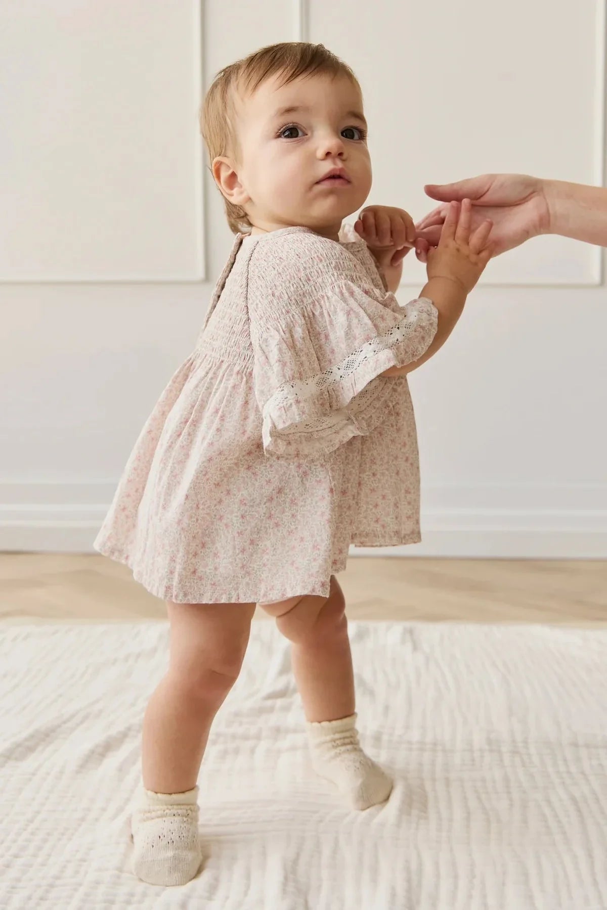 Organic Cotton Malia Top Claudette Rose - Aster & Ruby