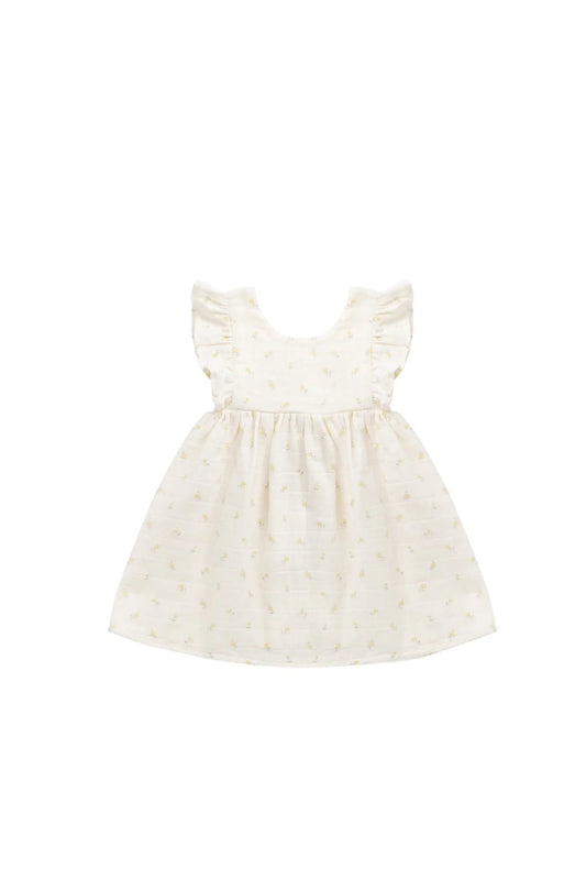 Organic Cotton Muslin Brielle Dress - Aster & Ruby