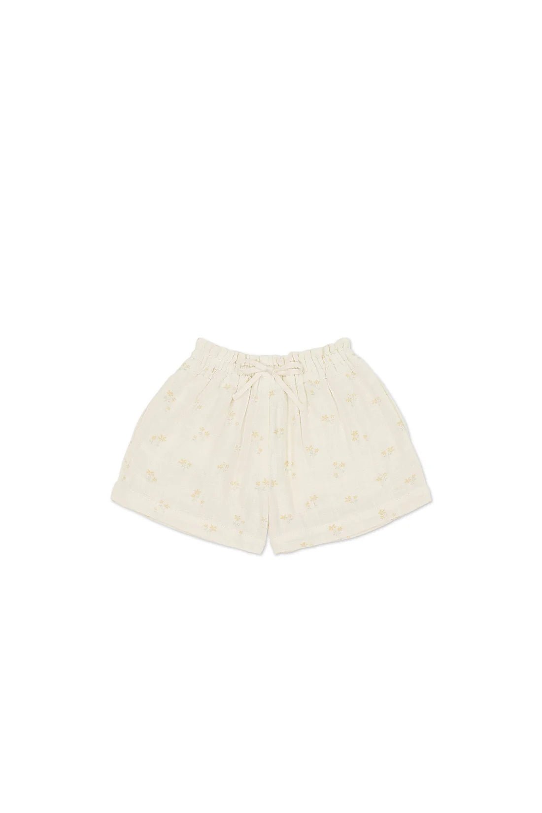 Organic Cotton Muslin Elodie Short - Pauline Chamomile - Aster & Ruby