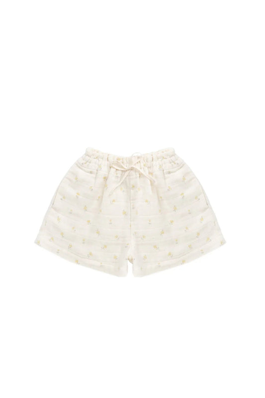 Organic Cotton Muslin Emelia Short - Aster & Ruby