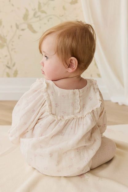 Organic Cotton Muslin Frances Playsuit - Aster & Ruby
