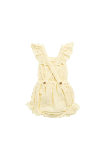 Organic Cotton Muslin Luciana Playsuit - Aster & Ruby