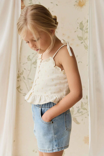 Organic Cotton Muslin Mirabel Top - Aster & Ruby