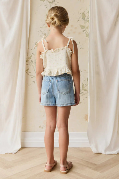 Organic Cotton Muslin Mirabel Top - Aster & Ruby