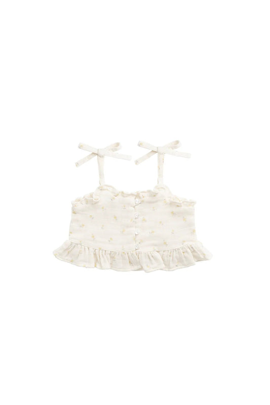 Organic Cotton Muslin Mirabel Top - Aster & Ruby