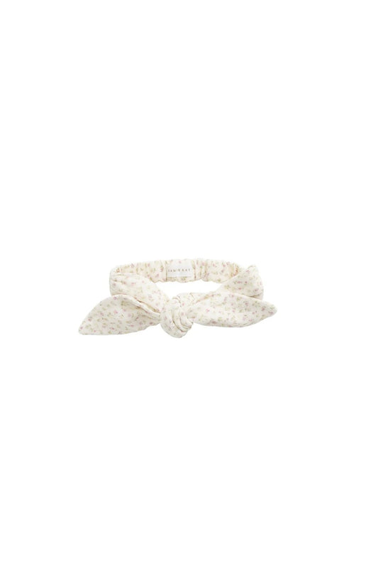 Organic Cotton Muslin Muslin Headband - Pippa Pink - Aster & Ruby