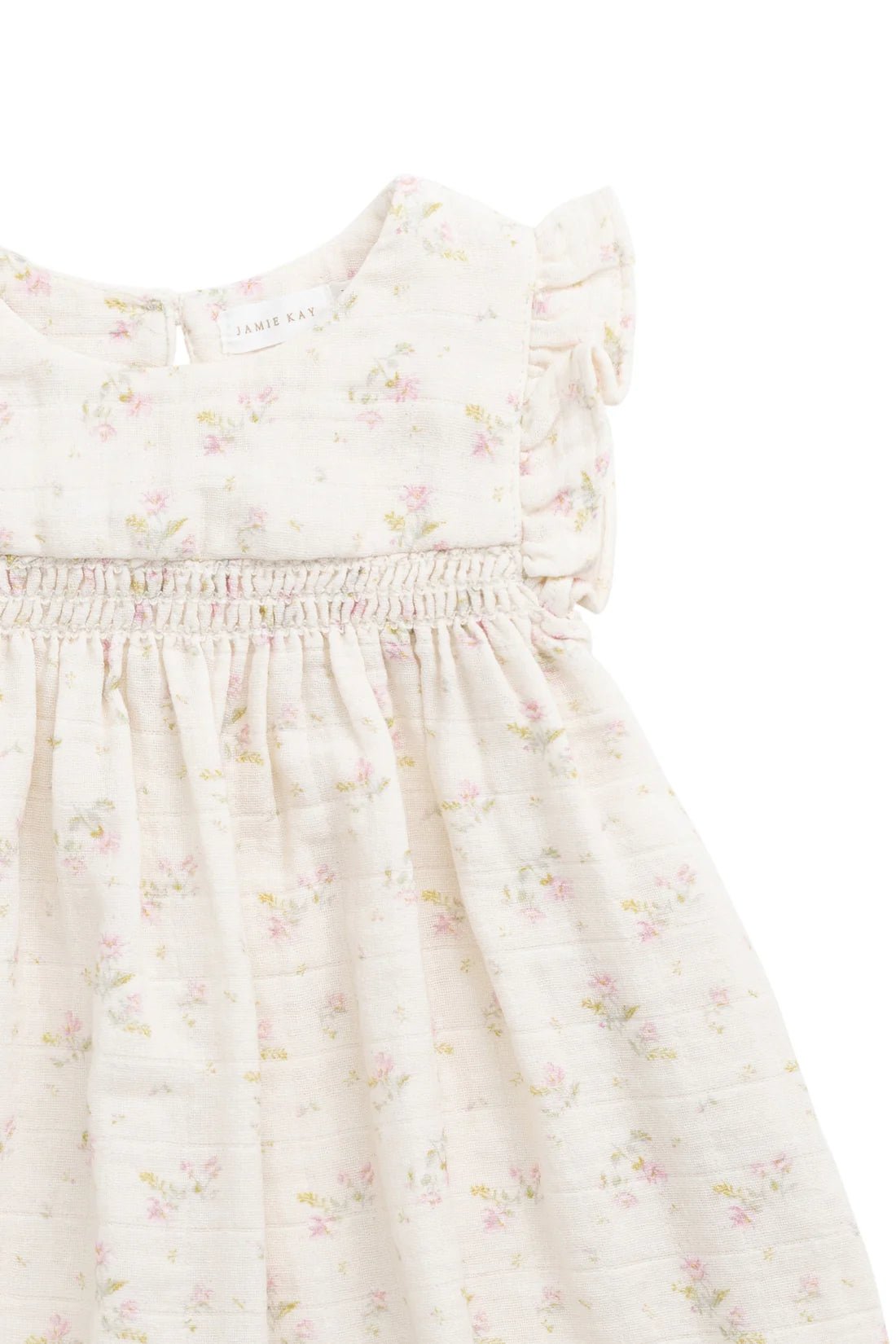 Organic Cotton Muslin Tiana Dress Emelia Pink - Aster & Ruby