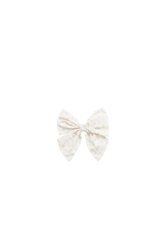 Organic Cotton Myla Bow Aries Mauve - Aster & Ruby