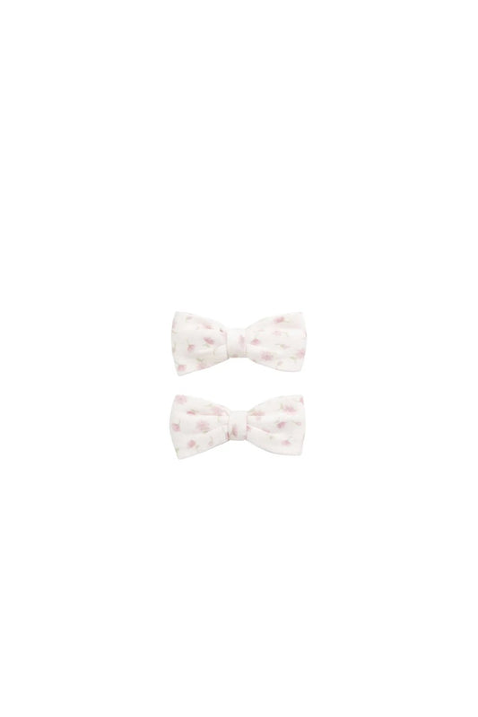 Organic Cotton Noelle 2pk Bow - Aster & Ruby