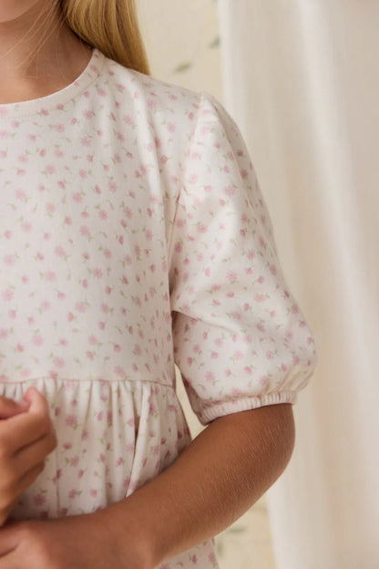 Organic Cotton Rosie Dress - Aster & Ruby