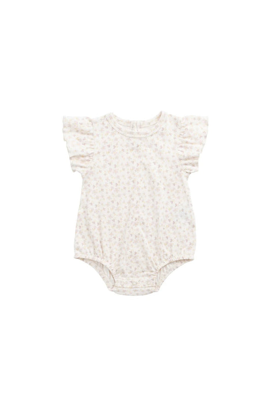 Organic Cotton Sage Onepiece Aries Mauve - Aster & Ruby