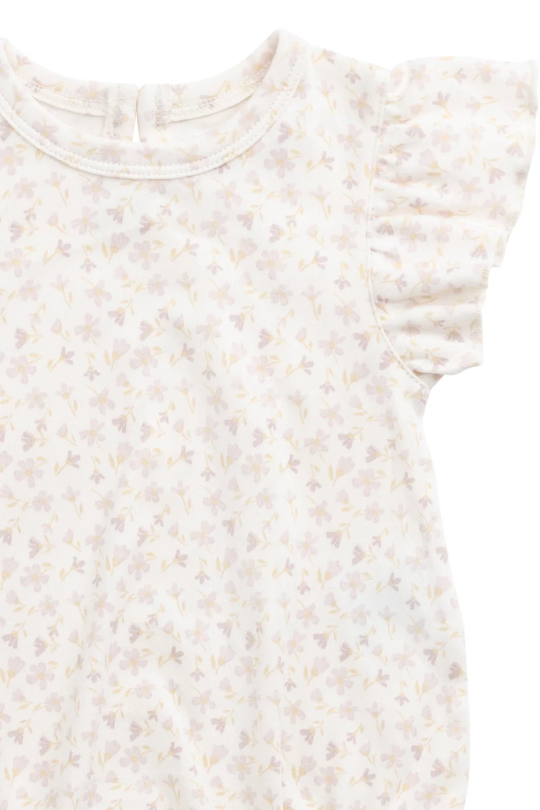 Organic Cotton Sage Onepiece Aries Mauve - Aster & Ruby