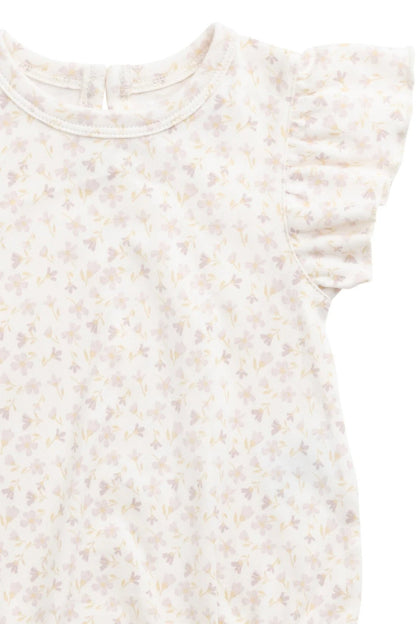 Organic Cotton Sage Onepiece Aries Mauve - Aster & Ruby