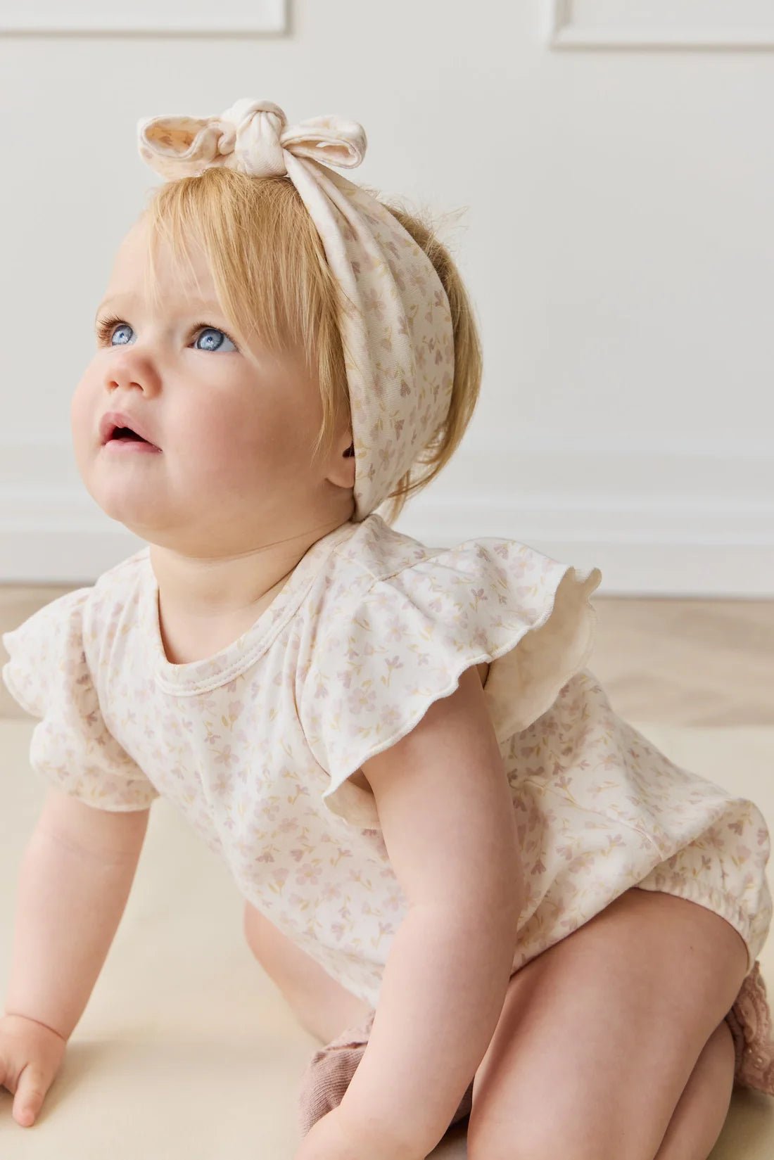 Organic Cotton Sage Onepiece Aries Mauve - Aster & Ruby