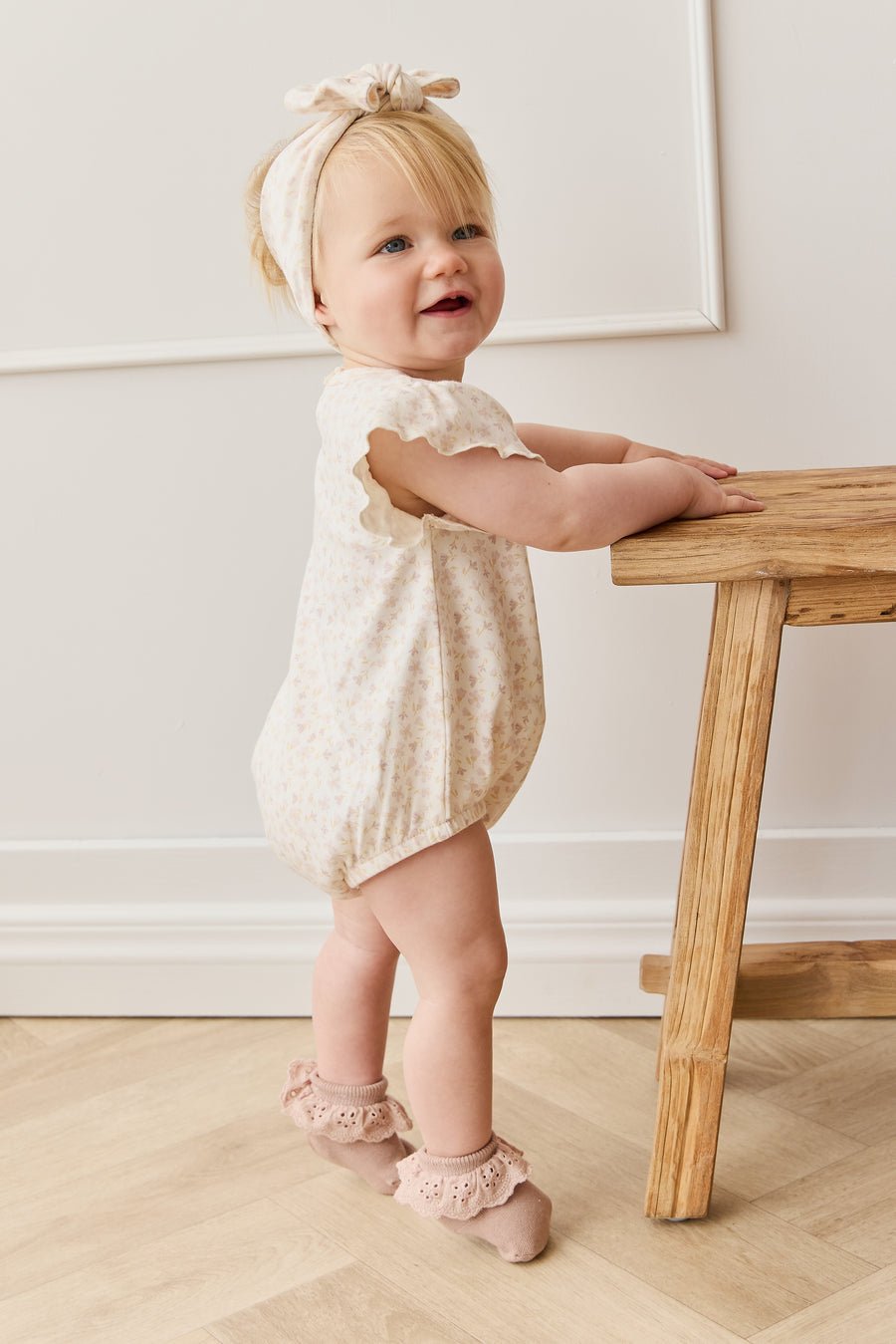 Organic Cotton Sage Onepiece Aries Mauve - Aster & Ruby