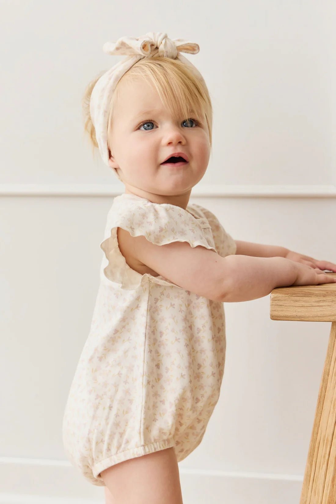Organic Cotton Sage Onepiece Aries Mauve - Aster & Ruby