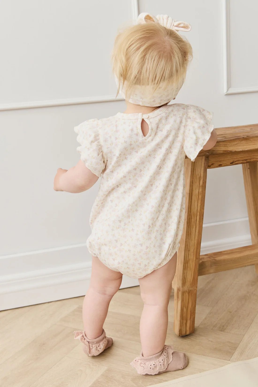 Organic Cotton Sage Onepiece Aries Mauve - Aster & Ruby