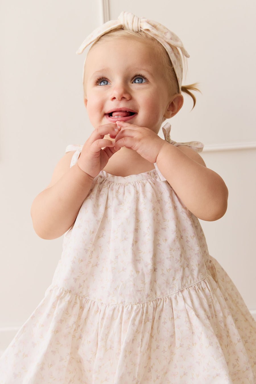 Organic Cotton Winnie Dress Aries Mauve - Aster & Ruby