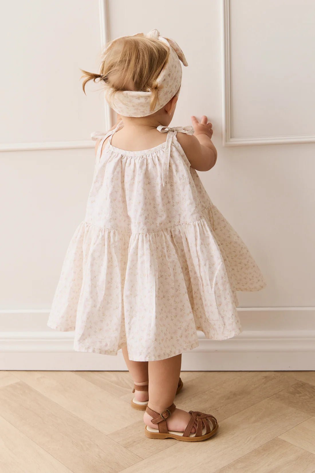 Organic Cotton Winnie Dress Aries Mauve - Aster & Ruby