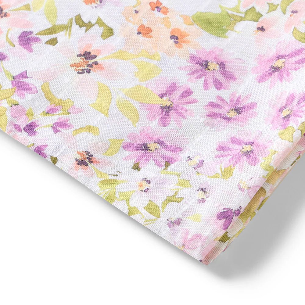 Organic Muslin Wrap Isla - Aster & Ruby