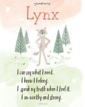 Slumberkins Lynx Kin Self - Expression