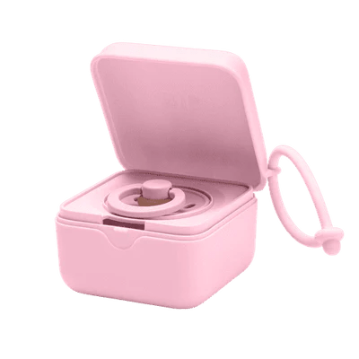 Pacifier Box - Baby Pink - Aster & Ruby