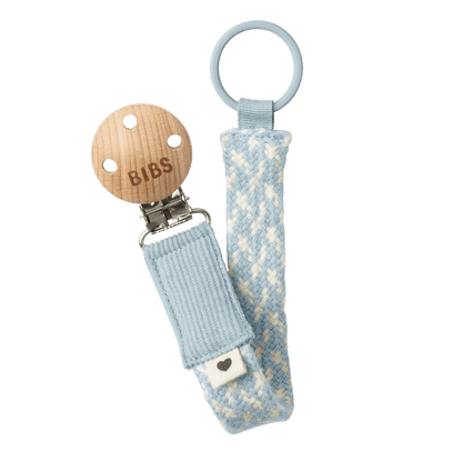 Pacifier Braid Dummy Clip - Aster & Ruby