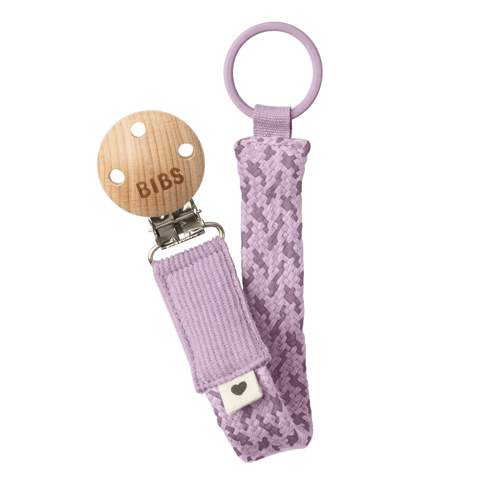 Pacifier Braid Dummy Clip - Aster & Ruby
