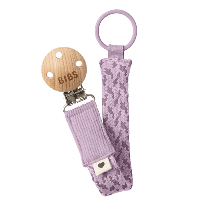 Pacifier Braid Dummy Clip - Aster & Ruby
