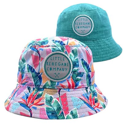 Paradise Reversible Bucket Hat - Aster & Ruby