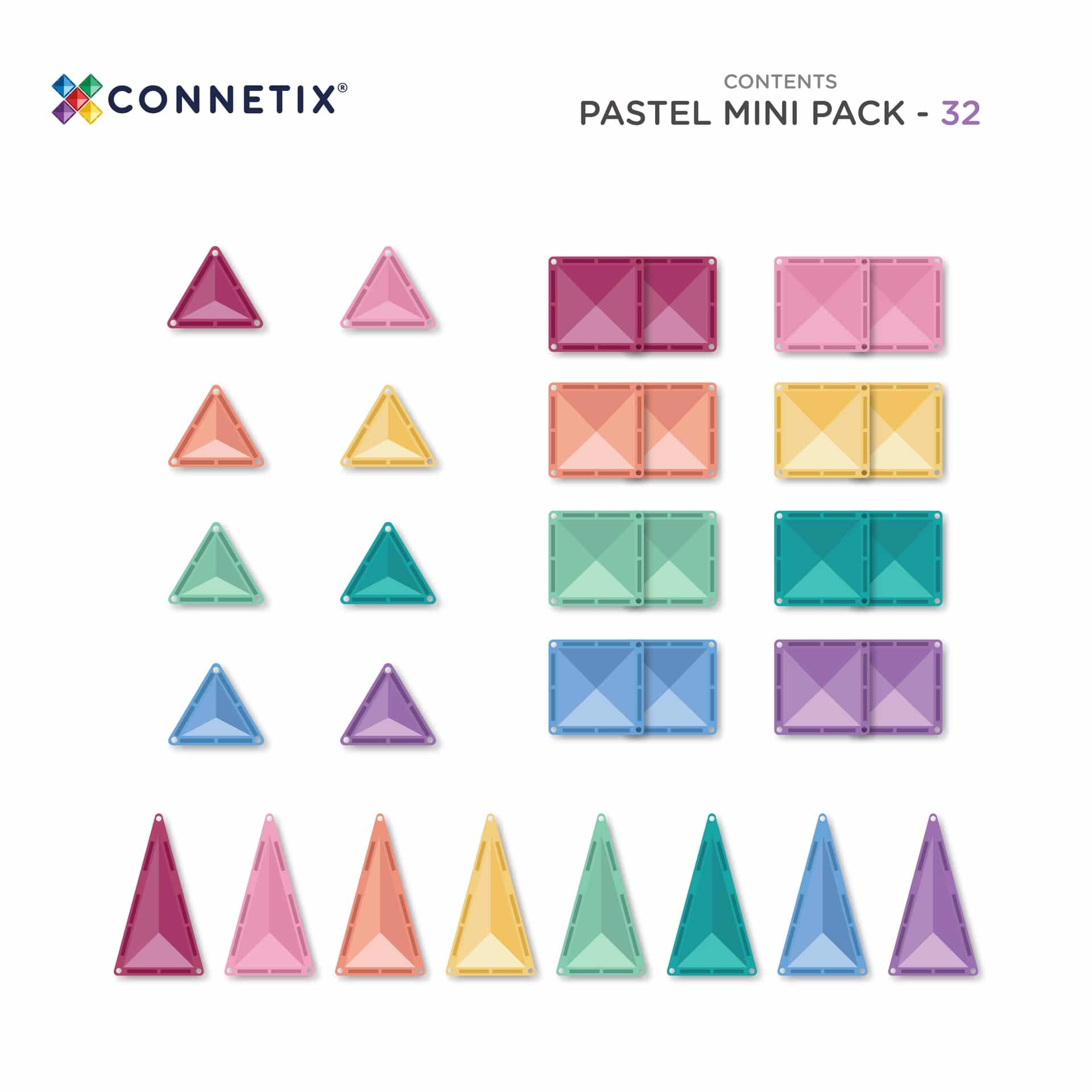 Pastel Mini Pack 32 pc - Aster & Ruby