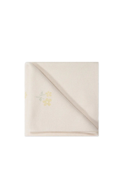 Pauline Blanket - Chamomile Jacquard - Aster & Ruby