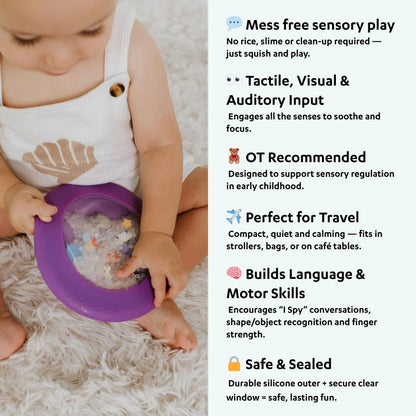 Peekaboo Sensory Bag Unicorn - Aster & Ruby