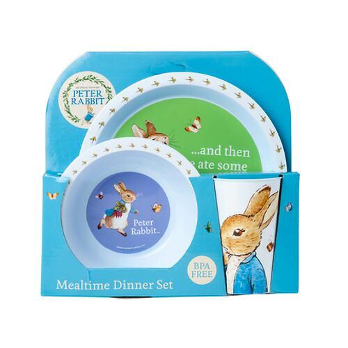 Peter Rabbit 3pc Dinner Set-Aster & Ruby