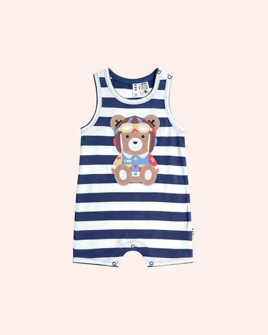 Pilot Huxbear Romper - Aster & Ruby