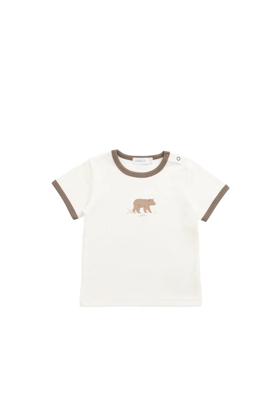 Pima Cotton Erik Tee - Buddy Bear Cloud - Aster & Ruby