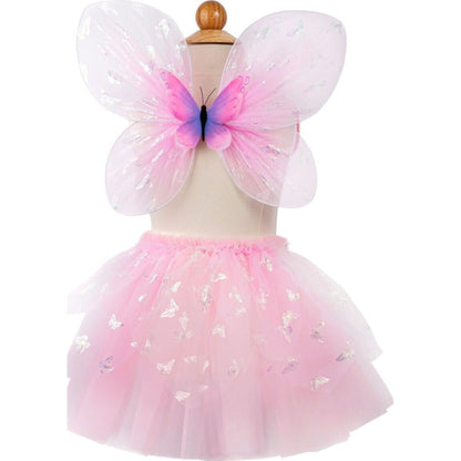 Pink Flutter Butterfly Skirt & Wings – children's product by Great Pretenders | Aster & Ruby