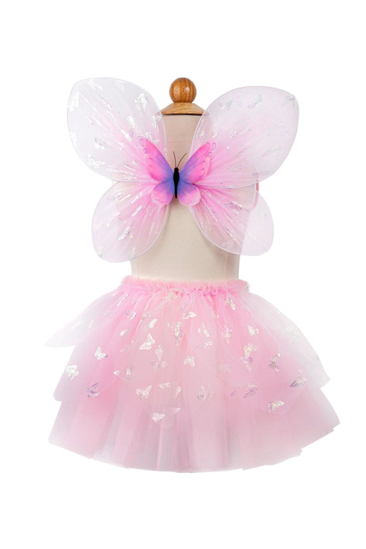Pink Flutter Butterfly Skirt & Wings – 4-6 – Aster & Ruby
