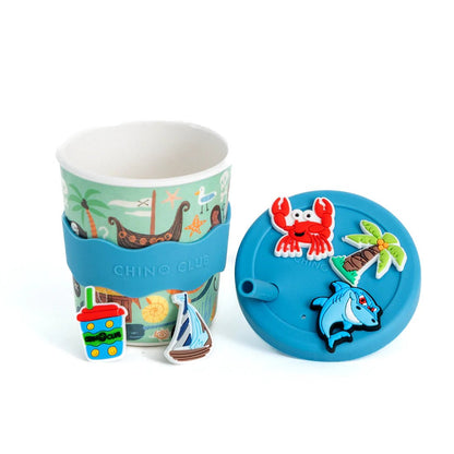 Pirate Chino Charm Cup 8oz - Aster & Ruby