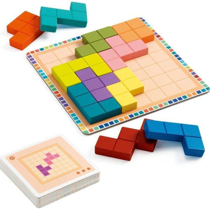 Polyssimo Sologic Game with 30 challenges – children's product by Djeco | Aster & Ruby