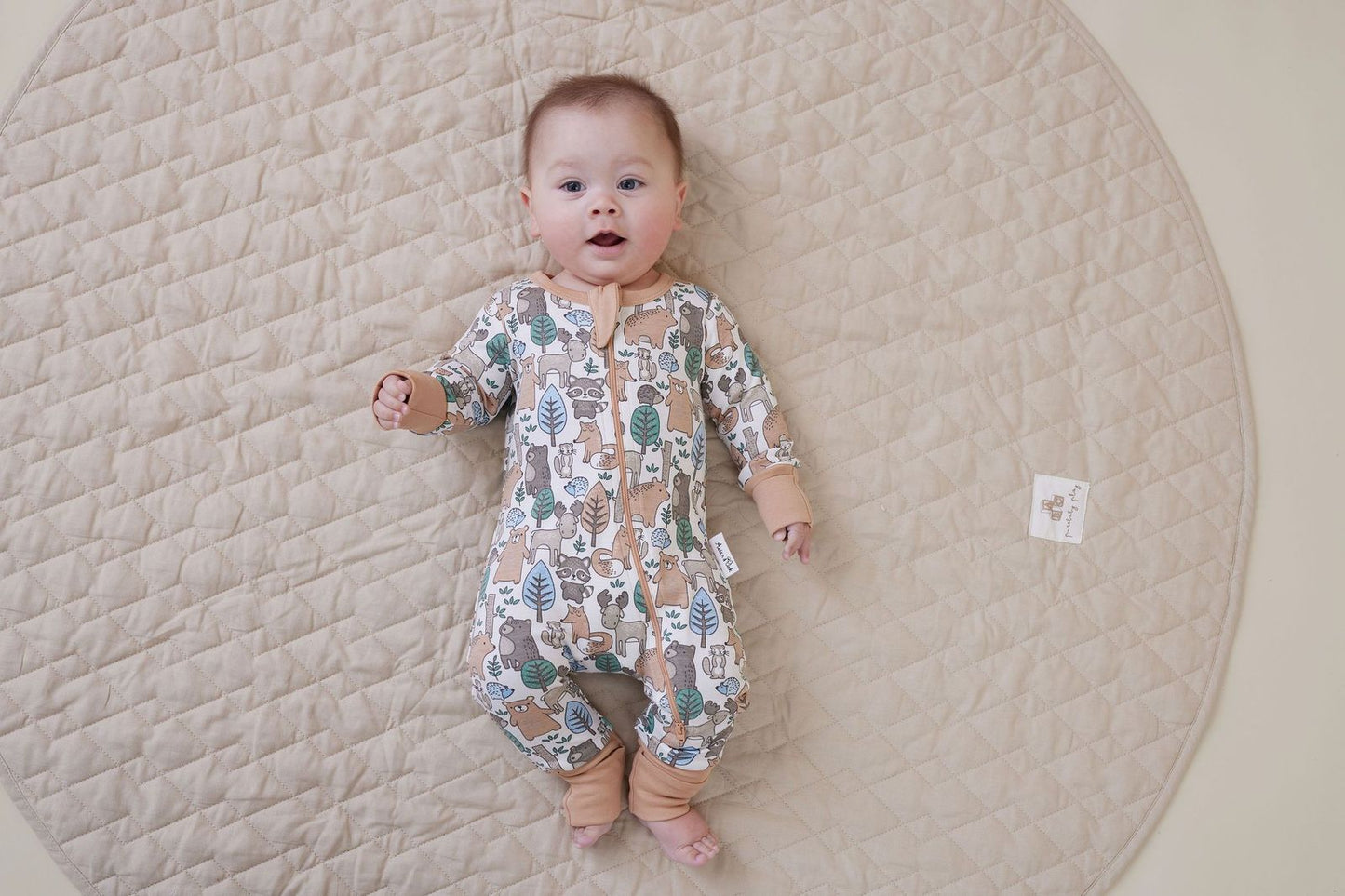 Noah Woodland Zip Romper