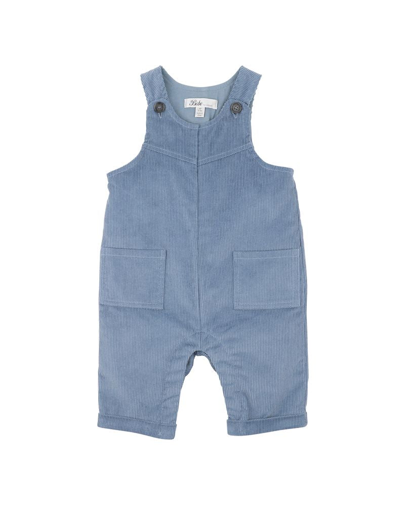 Alvin Corduroy Overalls Smokey Blue