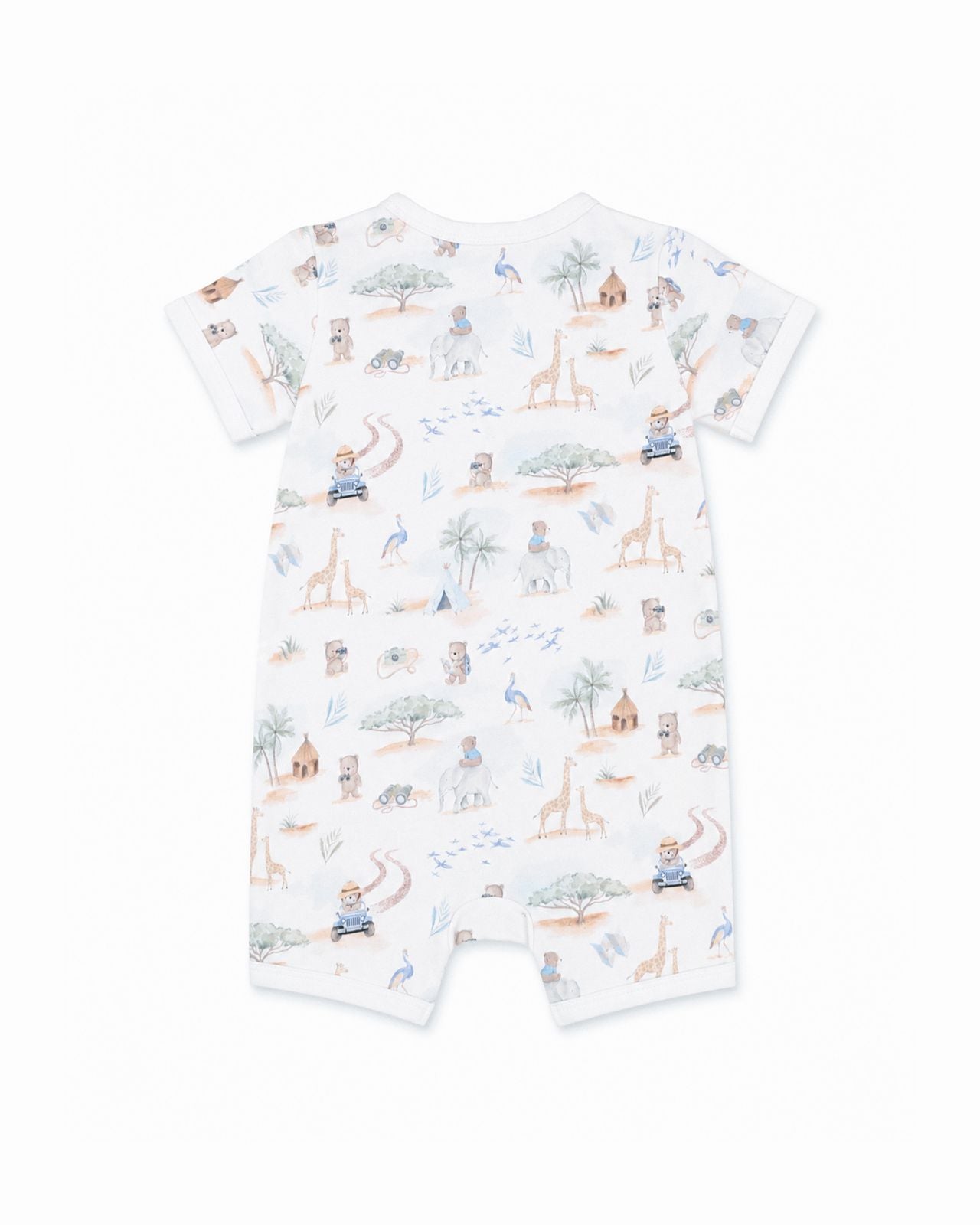 Brady Organic SS Zip Romper